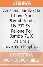 Amscan: Jumbo Hx I Love You Playful Hearts Us P32 Sv. Pallone Foil Jumbo 71 X 71 Cm I Love You Playful Hearts giochi