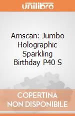 Amscan: Jumbo Holographic Sparkling Birthday P40 S giochi