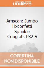 Amscan: Jumbo Hxconfetti Sprinkle Congrats P32 S giochi