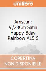 Amscan: 9'/23Cm Satin Happy Bday Rainbow A15 S giochi