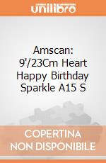 Amscan: 9'/23Cm Heart Happy Birthday Sparkle A15 S giochi