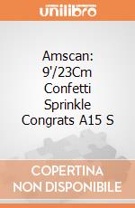 Amscan: 9'/23Cm Confetti Sprinkle Congrats A15 S giochi