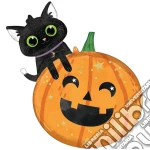 Anagram: Halloween Cat & Pumpkin Us A30 Qh. Pallone Foil Minishape Cat & Pumpkin - Si Gonfia Ad Aria giochi