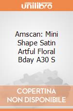 Amscan: Mini Shape Satin Artful Floral Bday A30 S giochi