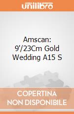Amscan: 9'/23Cm Gold Wedding A15 S giochi