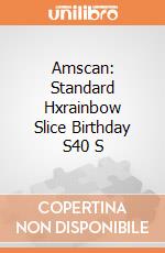 Amscan: Standard Hxrainbow Slice Birthday S40 S giochi