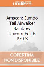 Amscan: Jumbo Tail Airwalker Rainbow Unicorn Foil B P70 S giochi