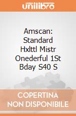 Amscan: Standard Hxlttl Mistr Onederful 1St Bday S40 S giochi