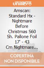 Amscan: Standard Hx - Nightmare Before Christmas S60 Sh. Pallone Foil 17' - 43 Cm Nightmare Before Christmas giochi