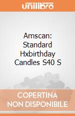 Amscan: Standard Hxbirthday Candles S40 S giochi
