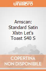 Amscan: Standard Satin Xlstn Let's Toast S40 S giochi