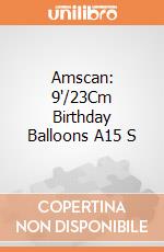 Amscan: 9'/23Cm Birthday Balloons A15 S giochi