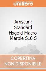 Amscan: Standard Hxgold Macro Marble S18 S giochi