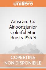 Amscan: Ci: Airloonzjunior Colorful Star Bursts P55 S giochi