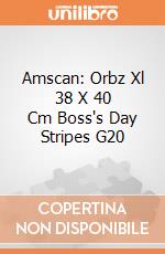 Amscan: Orbz Xl 38 X 40 Cm Boss's Day Stripes G20 giochi