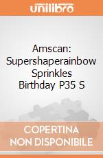 Amscan: Supershaperainbow Sprinkles Birthday P35 S giochi