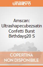 Amscan: Ultrashapecubezsatin Confetti Burst Birthdayg20 S giochi