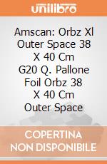 Amscan: Orbz Xl Outer Space 38 X 40 Cm G20 Q. Pallone Foil Orbz 38 X 40 Cm Outer Space giochi