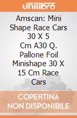 Amscan: Mini Shape Race Cars 30 X 5 Cm A30 Q. Pallone Foil Minishape 30 X 15 Cm Race Cars giochi