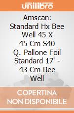 Amscan: Standard Hx Bee Well 45 X 45 Cm S40 Q. Pallone Foil Standard 17' - 43 Cm Bee Well giochi