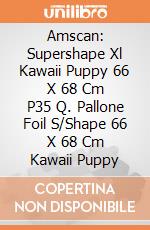 Amscan: Supershape Xl Kawaii Puppy 66 X 68 Cm P35 Q. Pallone Foil S/Shape 66 X 68 Cm Kawaii Puppy giochi