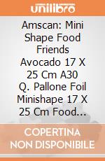 Amscan: Mini Shape Food Friends Avocado 17 X 25 Cm A30 Q. Pallone Foil Minishape 17 X 25 Cm Food Friends Avocado giochi