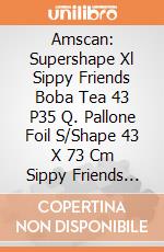 Amscan: Supershape Xl Sippy Friends Boba Tea 43 P35 Q. Pallone Foil S/Shape 43 X 73 Cm Sippy Friends Boba Tea giochi