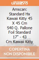 Amscan: Standard Hx Kawaii Kitty 45 X 45 Cm S40 Q. Pallone Foil Standard 17" - 43 Cm Kawaii Kitty giochi