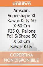 Amscan: Supershape Xl Kawaii Kitty 50 X 60 Cm P35 Q. Pallone Foil S/Shape 50 X 60 Cm Kawaii Kitty giochi
