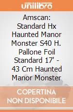 Amscan: Standard Hx Haunted Manor Monster S40 H. Pallone Foil Standard 17' - 43 Cm Haunted Manor Monster giochi