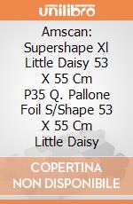Amscan: Supershape Xl Little Daisy 53 X 55 Cm P35 Q. Pallone Foil S/Shape 53 X 55 Cm Little Daisy giochi