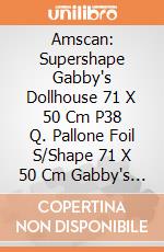 Amscan: Supershape Gabby's Dollhouse 71 X 50 Cm P38 Q. Pallone Foil S/Shape 71 X 50 Cm Gabby's Dollhouse giochi