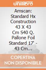 Amscan: Standard Hx Construction 43 X 43 Cm S40 Q. Pallone Foil Standard 17' - 43 Cm Construction giochi
