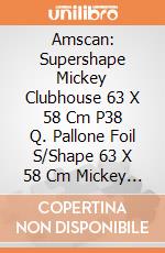 Amscan: Supershape Mickey Clubhouse 63 X 58 Cm P38 Q. Pallone Foil S/Shape 63 X 58 Cm Mickey Clubhouse giochi