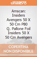Amscan: Insiders Avengers 50 X 50 Cm P80 Q. Pallone Foil Insiders 50 X 50 Cm Avengers giochi