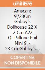 Amscan: 9'/23Cm Gabby's Dollhouse 22 X 2 Cm A22 Q. Pallone Foil Mini 9' - 23 Cm Gabby's Dollhouse giochi