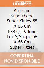 Amscan: Supershape Super Kitties 68 X 66 Cm P38 Q. Pallone Foil S/Shape 68 X 66 Cm Super Kitties giochi