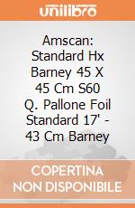 Amscan: Standard Hx Barney 45 X 45 Cm S60 Q. Pallone Foil Standard 17' - 43 Cm Barney giochi