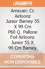 Amscan: Ci: Airloonz Junior Barney 55 X 99 Cm P60 Q. Pallone Foil Airloonz Junior 55 X 99 Cm Barney giochi