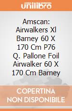 Amscan: Airwalkers Xl Barney 60 X 170 Cm P76 Q. Pallone Foil Airwalker 60 X 170 Cm Barney giochi