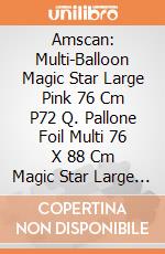 Amscan: Multi-Balloon Magic Star Large Pink 76 Cm P72 Q. Pallone Foil Multi 76 X 88 Cm Magic Star Large Pink giochi