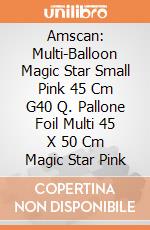 Amscan: Multi-Balloon Magic Star Small Pink 45 Cm G40 Q. Pallone Foil Multi 45 X 50 Cm Magic Star Pink giochi