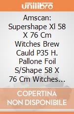 Amscan: Supershape Xl 58 X 76 Cm Witches Brew Cauld P35 H. Pallone Foil S/Shape 58 X 76 Cm Witches Brew Couldron giochi