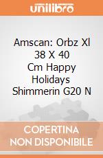 Amscan: Orbz Xl 38 X 40 Cm Happy Holidays Shimmerin G20 N giochi