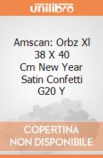 Amscan: Orbz Xl 38 X 40 Cm New Year Satin Confetti G20 Y giochi