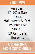 Amscan: 4'/10Cm Bare Bones Halloween A10 H. Pallone Foil Mini 4' - 10 Cm Bare Bones Halloween giochi