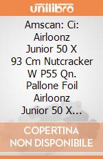 Amscan: Ci: Airloonz Junior 50 X 93 Cm Nutcracker W P55 Qn. Pallone Foil Airloonz Junior 50 X 96 Cm Nutcracker Workshop giochi