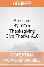 Amscan: 4'/10Cm Thanksgiving Give Thanks A10 giochi