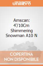 Amscan: 4'/10Cm Shimmering Snowman A10 N giochi