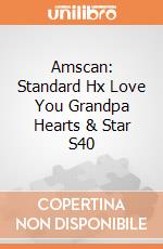 Amscan: Standard Hx Love You Grandpa Hearts & Star S40 giochi